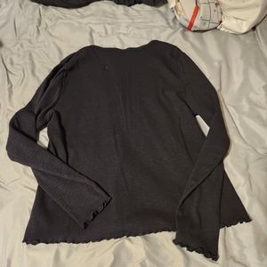 Old navy black long sleeve top XL